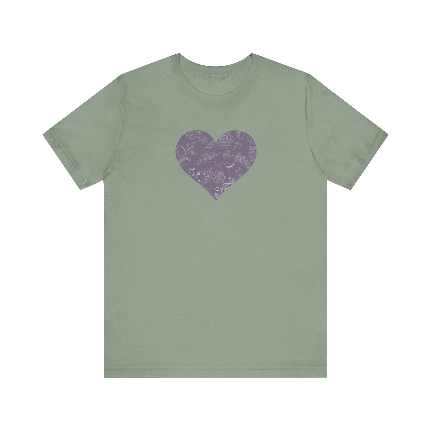 I Heart Travel: Embrace Your Roots in Style! Ideal for Travel Enthusiasts and Members of the Adoption Constellation. Unisex Jersey Short Sleeve Tee