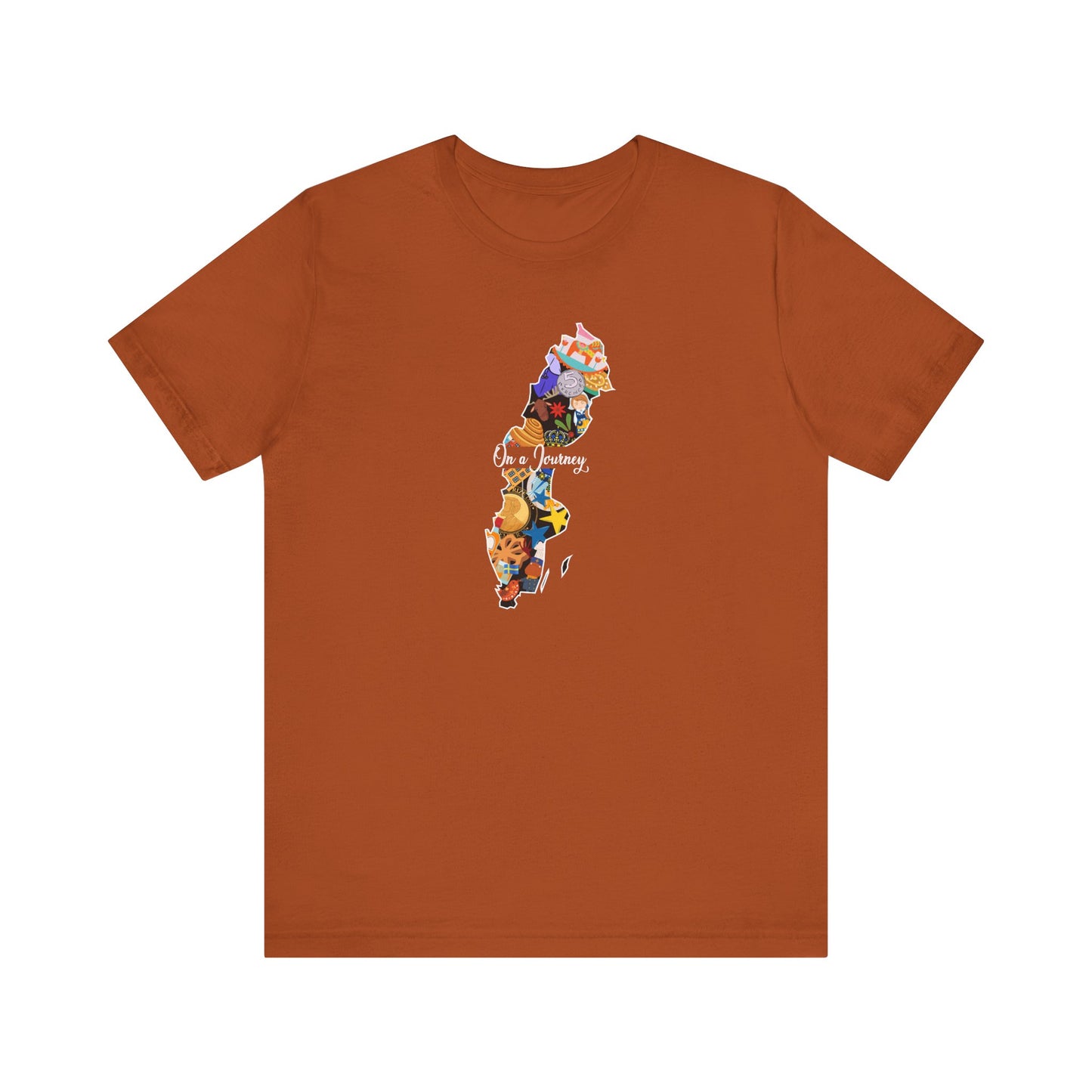 Sweden- On a Journey Heritage Collection T-shirt by Adoptive Threads