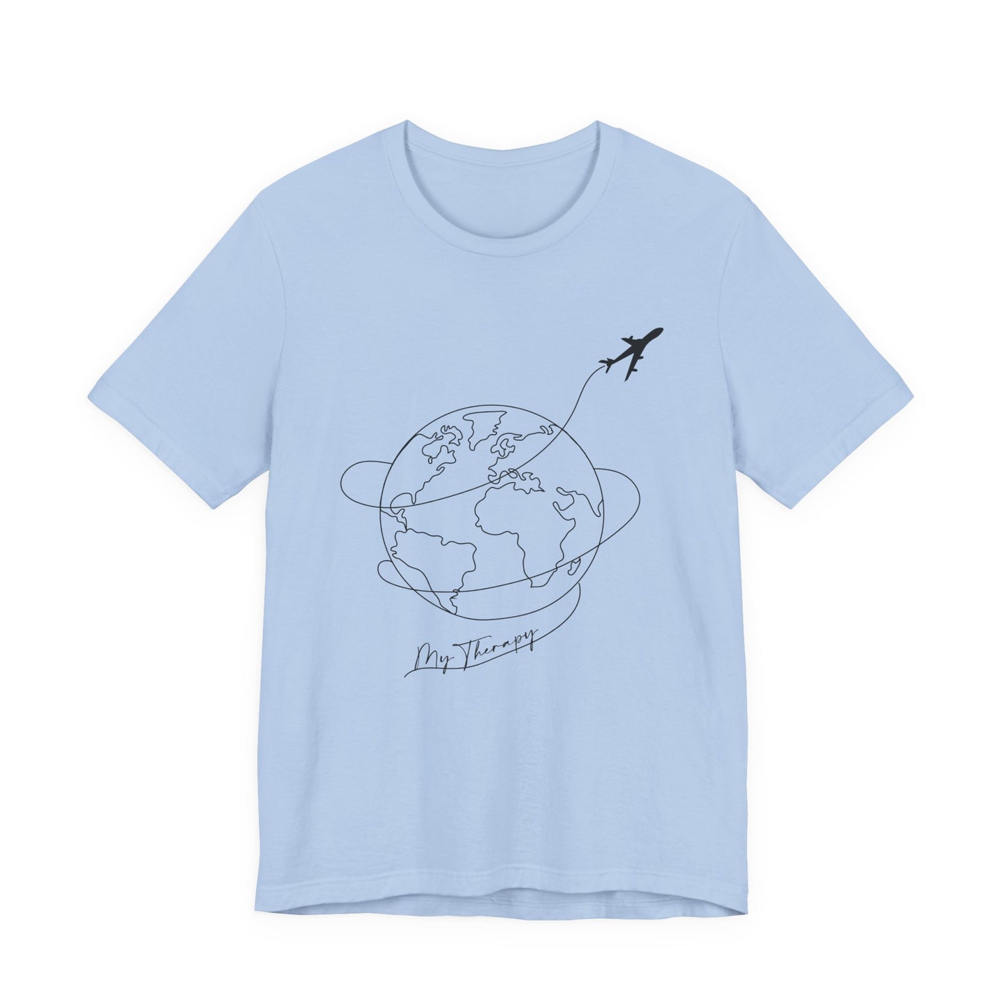 Travel Therapy T-Shirt - adventure, connect and explore. Adoption Unisex Jersey Short Sleeve Tee