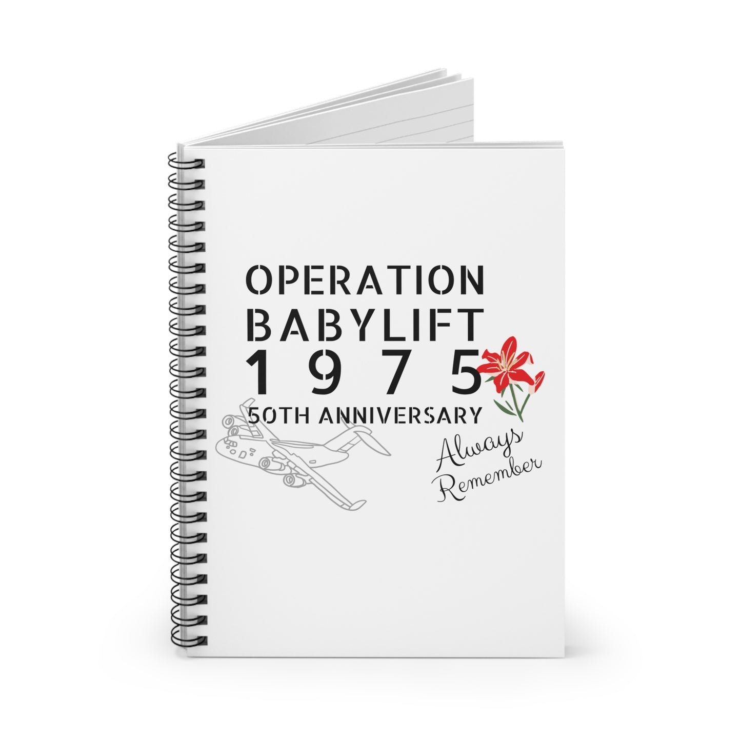 Notebook - Operation Babylift Memorial Altar Fundraiser Vietnam