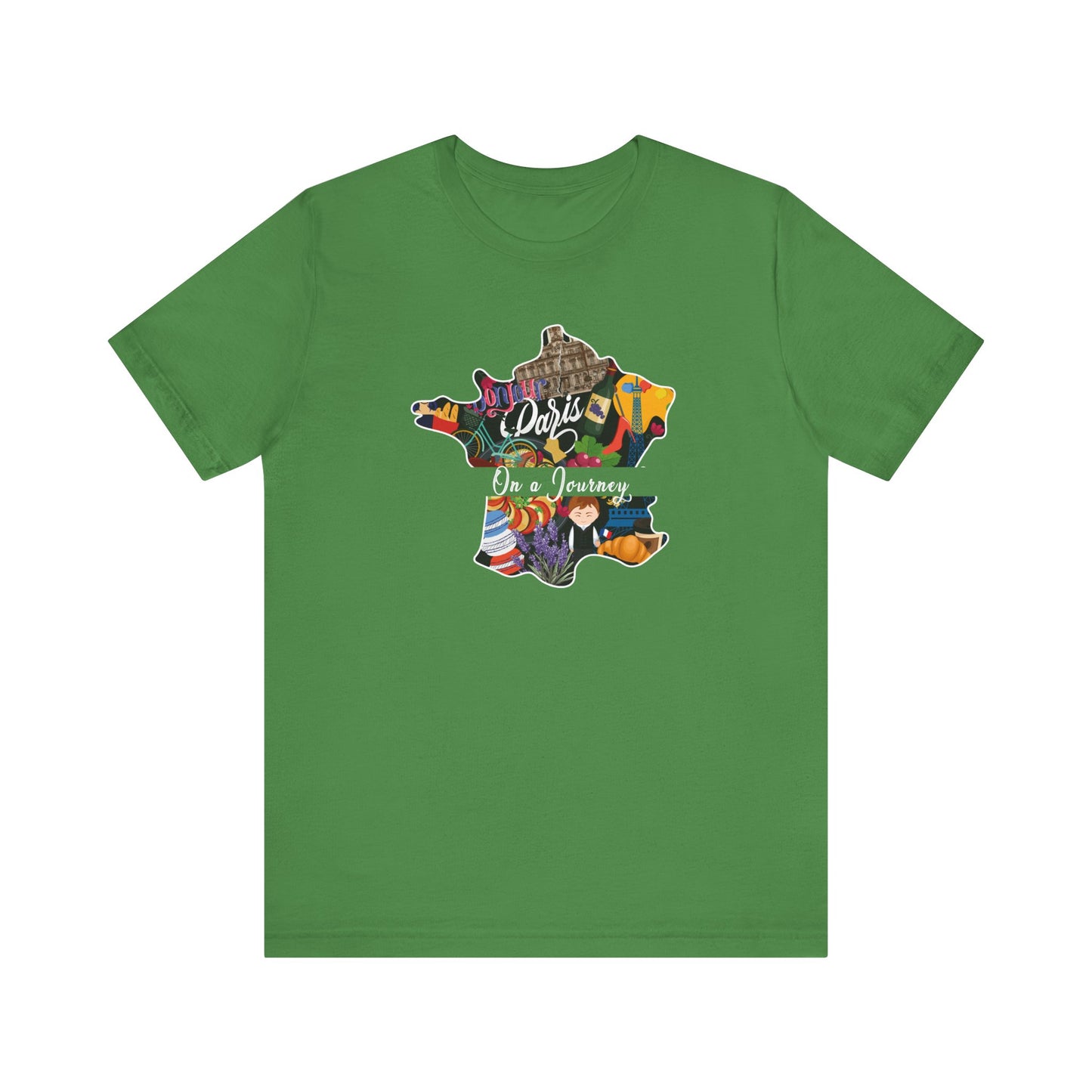 France - On a Journey Heritage Collection T-shirt by Adoptive Threads