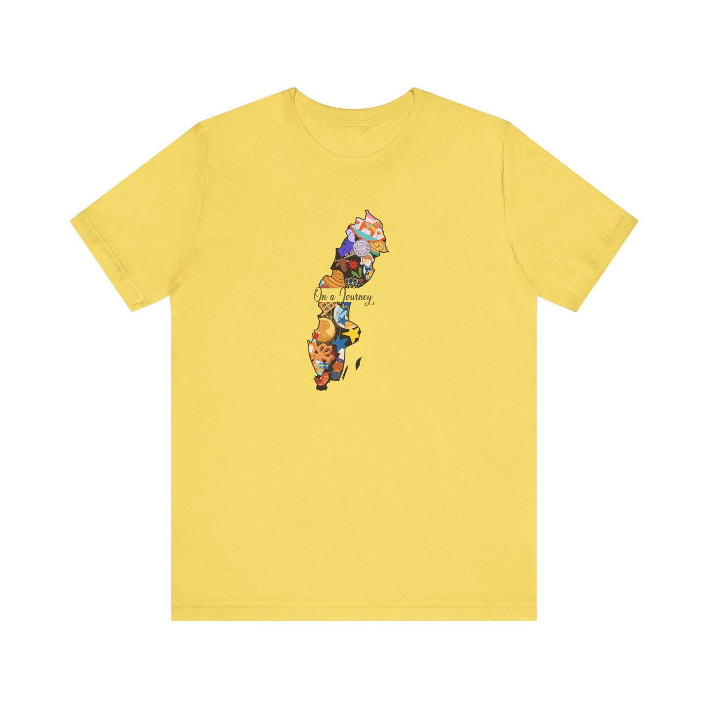 Sweden- On a Journey Heritage Collection T-shirt by Adoptive Threads