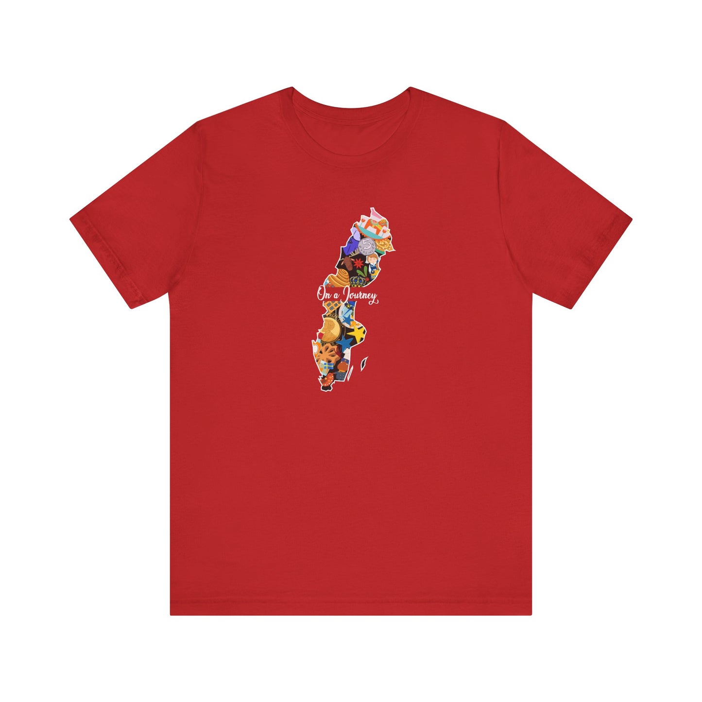 Sweden- On a Journey Heritage Collection T-shirt by Adoptive Threads