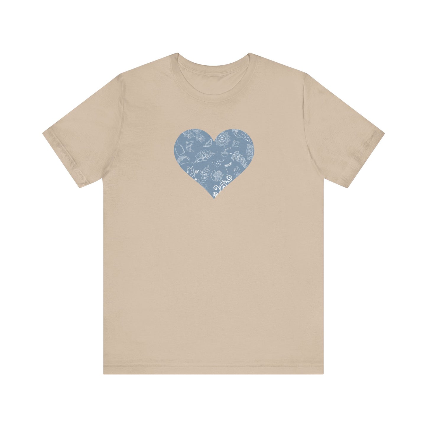 I Heart Travel: Embrace Your Roots in Style! Ideal for Travel Enthusiasts and Members of the Adoption Constellation. Unisex Jersey Short Sleeve Tee