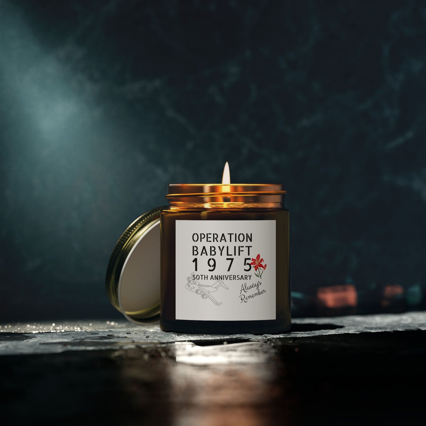 Scented Candle - Operation Babylift 50th Anniversary Vietnam