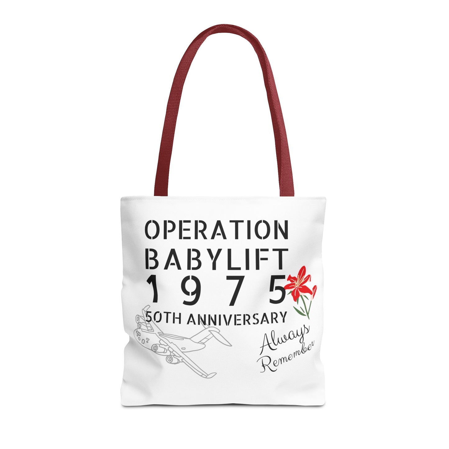 Memorial Tote Bag - Operation Babylift Tribute Vietnam