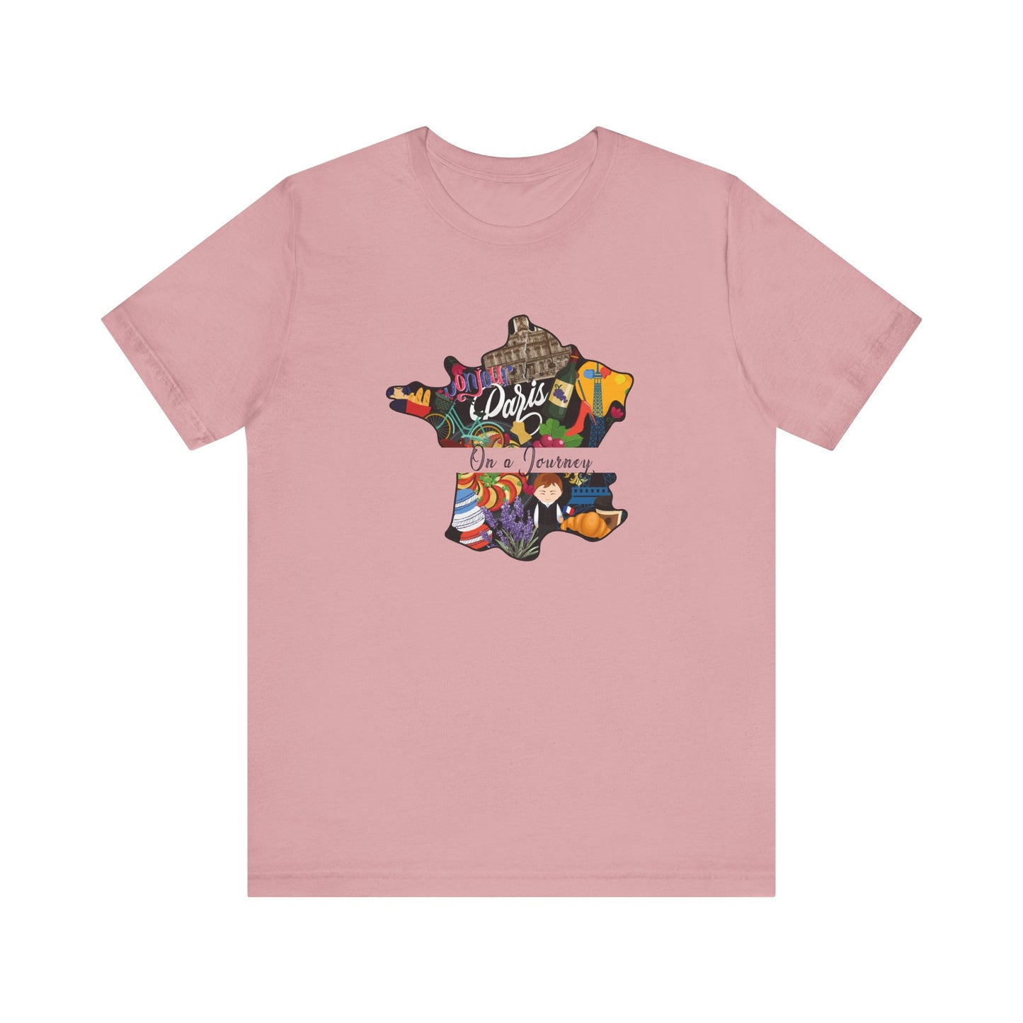 France - On a Journey Heritage Collection T-shirt by Adoptive Threads