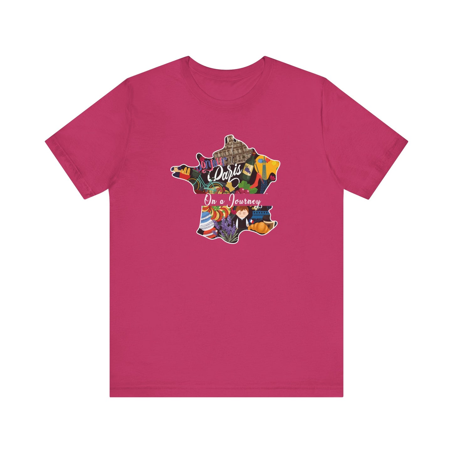 France - On a Journey Heritage Collection T-shirt by Adoptive Threads