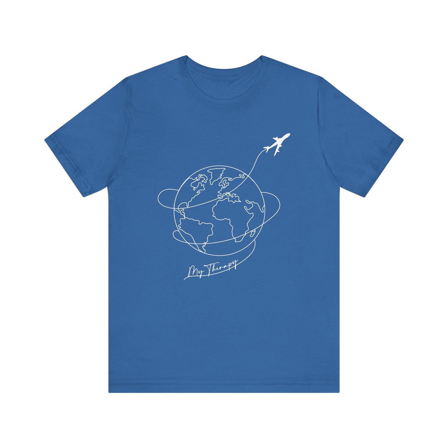 Travel Therapy T-Shirt - adventure, connect and explore. Adoption Unisex Jersey Short Sleeve Tee