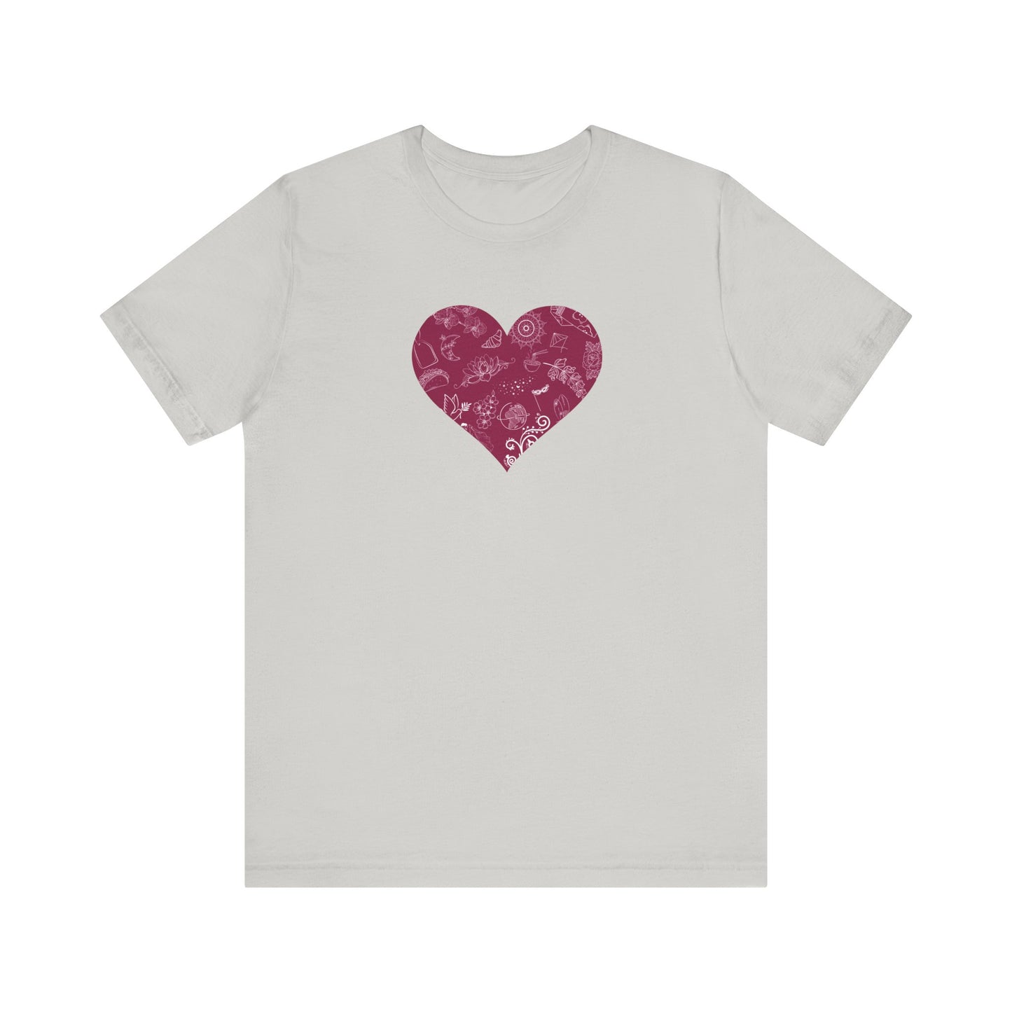 I Heart Travel: Embrace Your Roots in Style! Ideal for Travel Enthusiasts and Members of the Adoption Constellation. Unisex Jersey Short Sleeve Tee