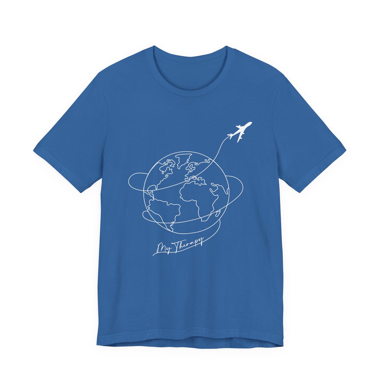 Travel Therapy T-Shirt - adventure, connect and explore. Adoption Unisex Jersey Short Sleeve Tee
