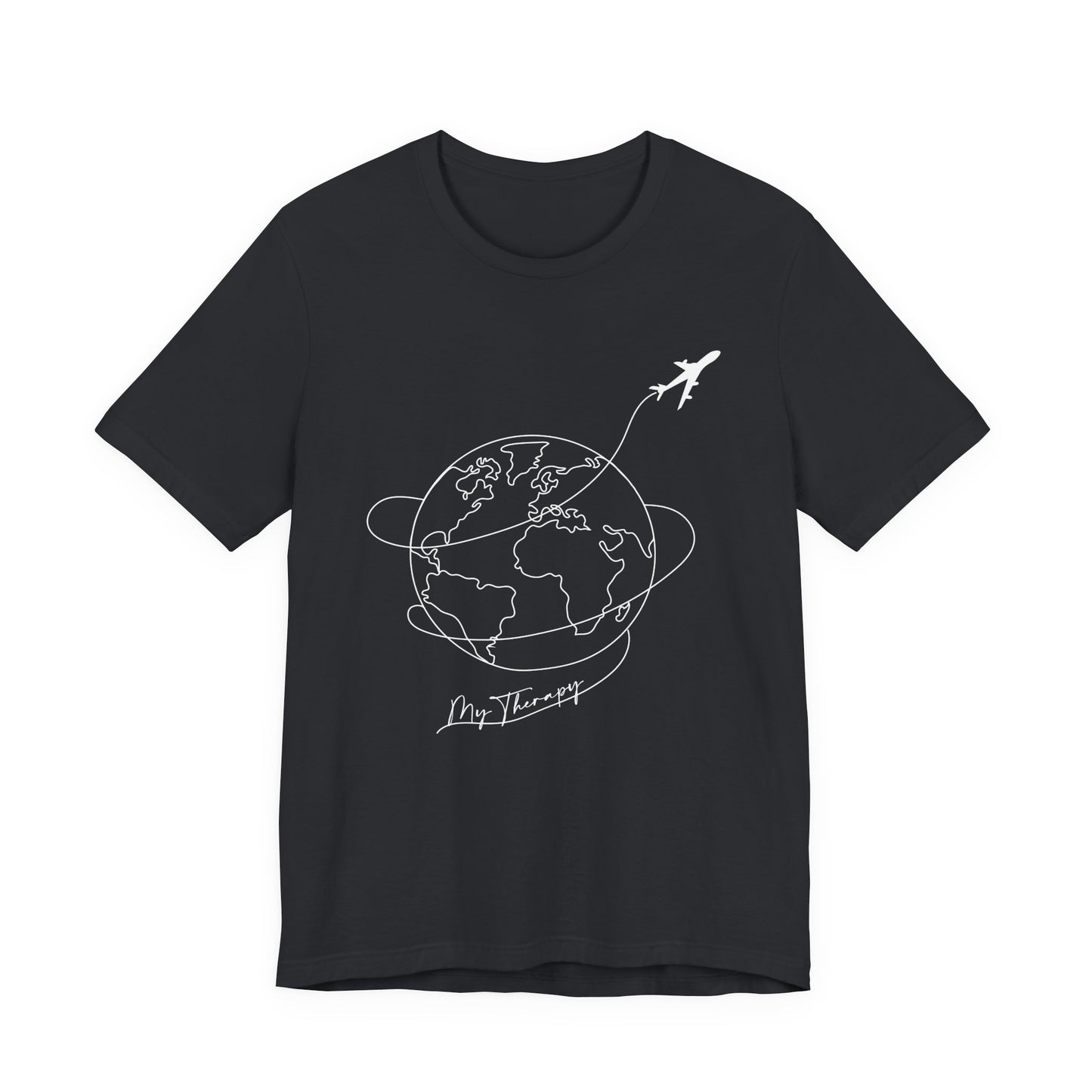 Travel Therapy T-Shirt - adventure, connect and explore. Adoption Unisex Jersey Short Sleeve Tee
