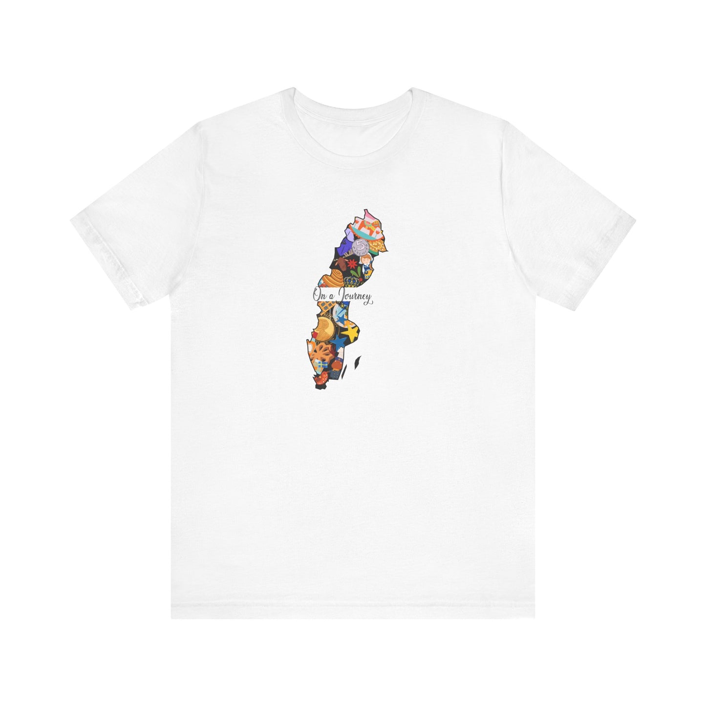 Sweden- On a Journey Heritage Collection T-shirt by Adoptive Threads