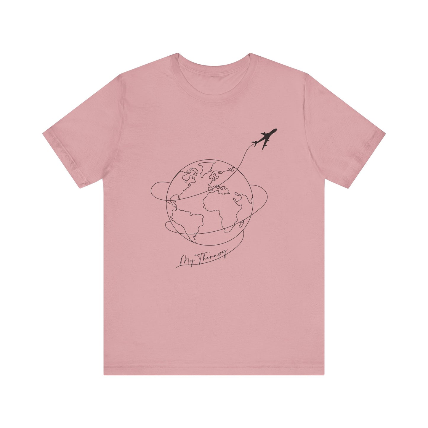 Travel Therapy T-Shirt - adventure, connect and explore. Adoption Unisex Jersey Short Sleeve Tee