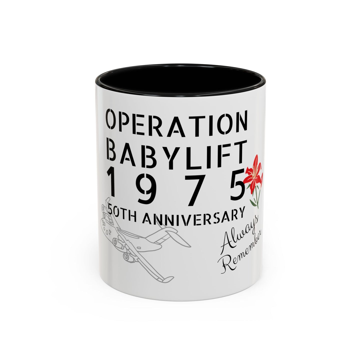Accent Mug - Operation Babylift Memorial Altar Tribute - 50th Anniversary Vietnam