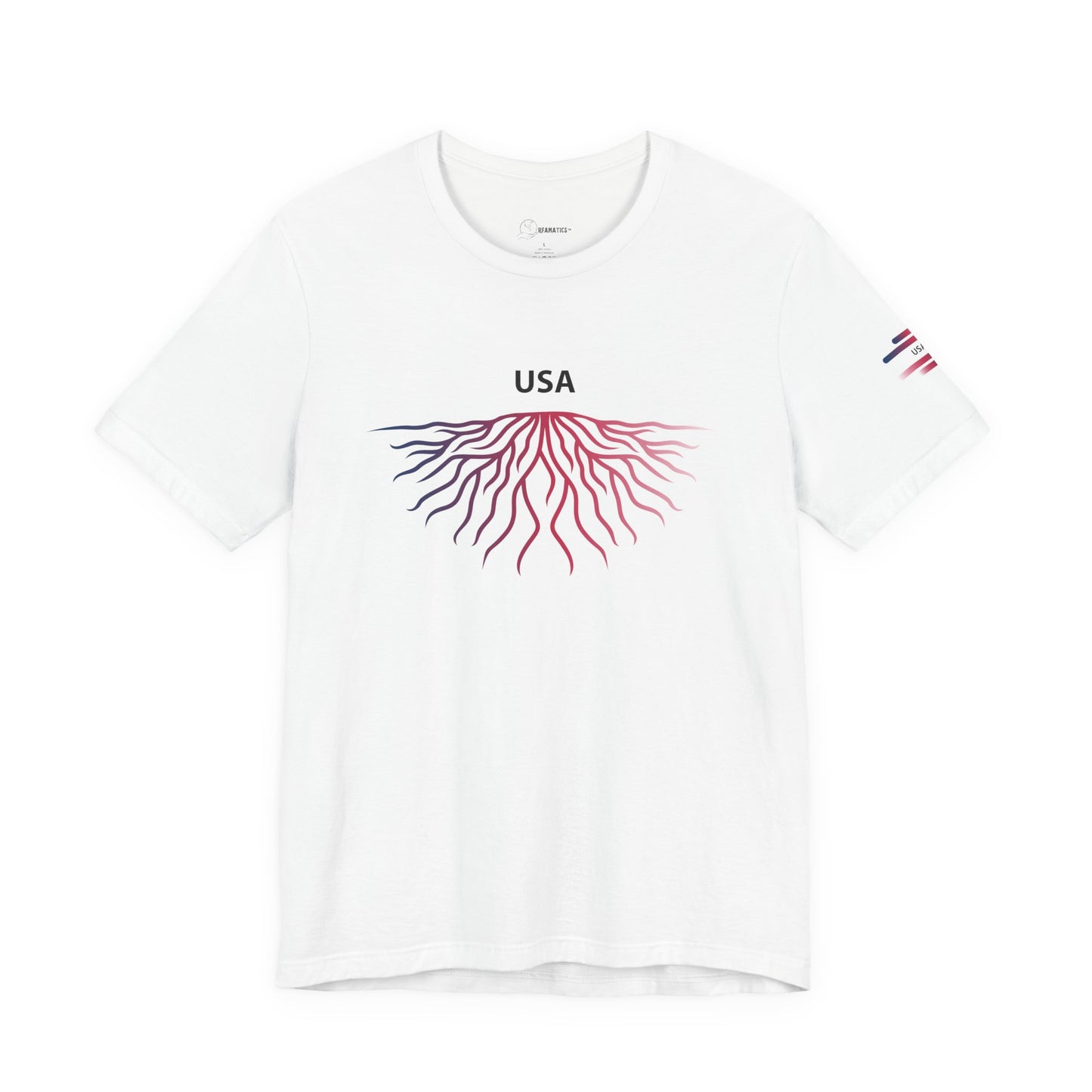 USA Roots - Foster Children Adoption Unisex Jersey Short Sleeve Tee
