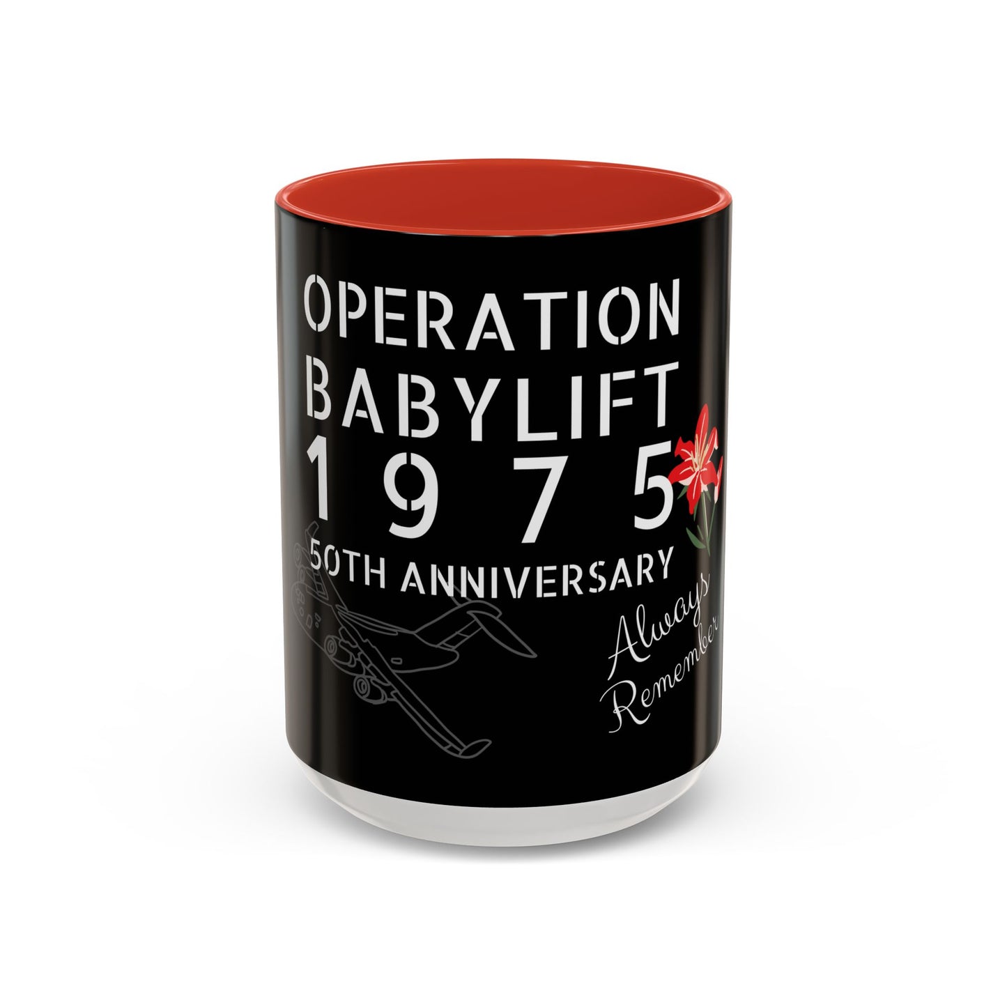 Accent Mug - Operation Babylift Memorial Altar Tribute - 50th Anniversary Vietnam