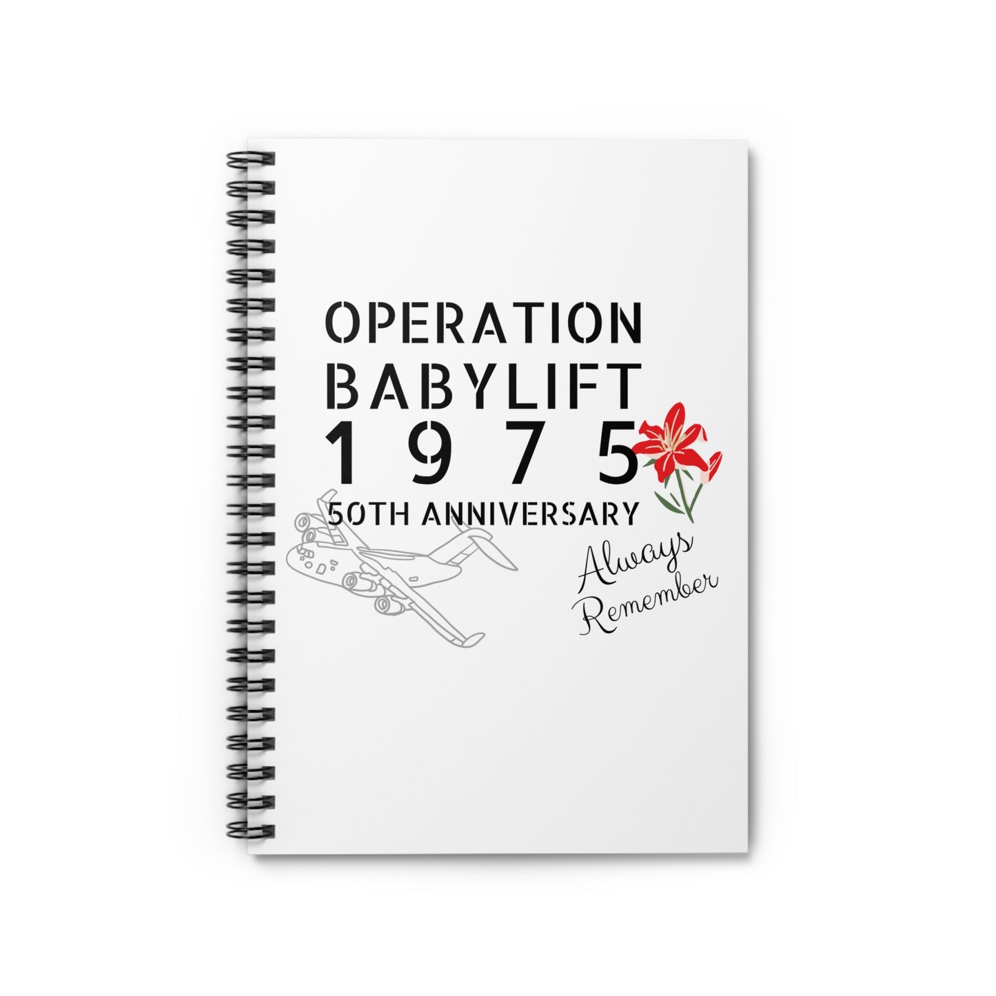 Notebook - Operation Babylift Memorial Altar Fundraiser Vietnam
