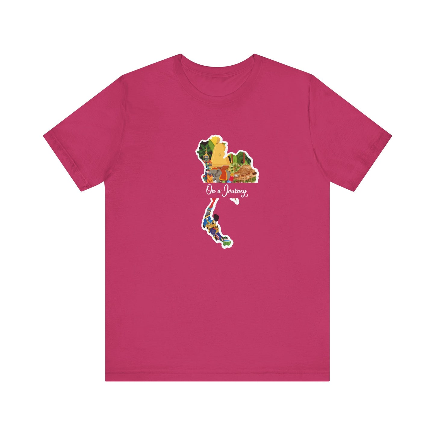 On a Journey - Thailand Explore your roots and connection with our Adoptive Threads Unisex Jersey Short Sleeve Tee