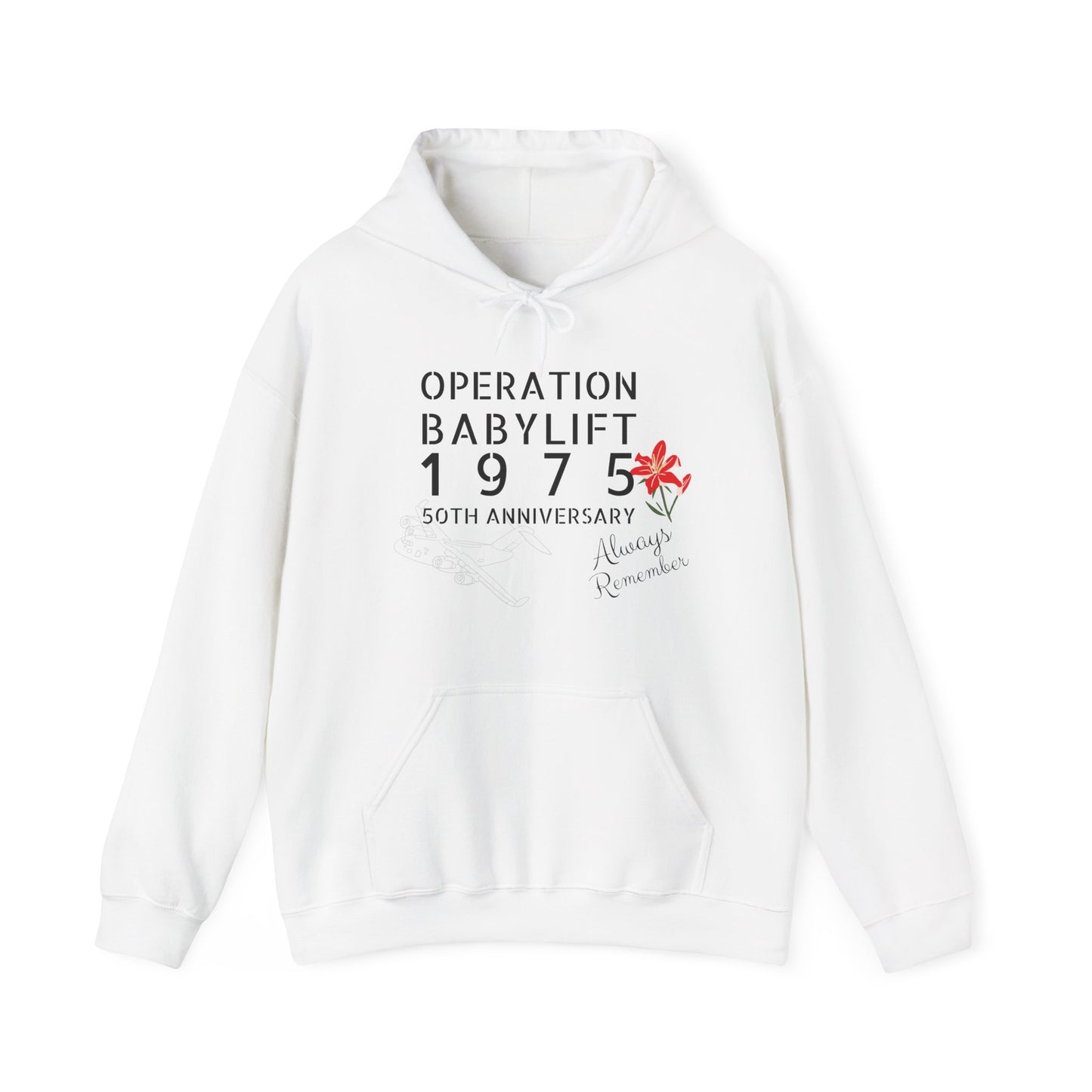 Memorial Tribute Hoodie Vietnam - Operation Babylift Memorial Altar Fundraiser