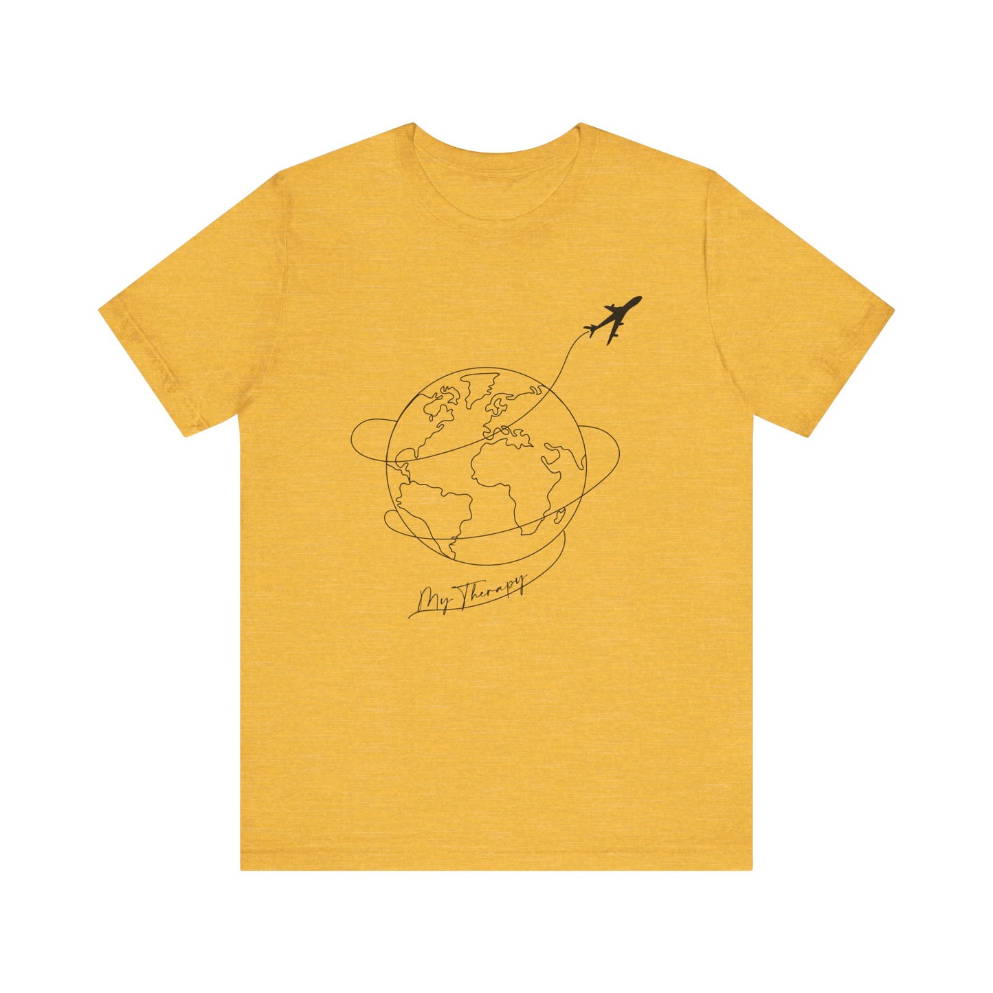 Travel Therapy T-Shirt - adventure, connect and explore. Adoption Unisex Jersey Short Sleeve Tee