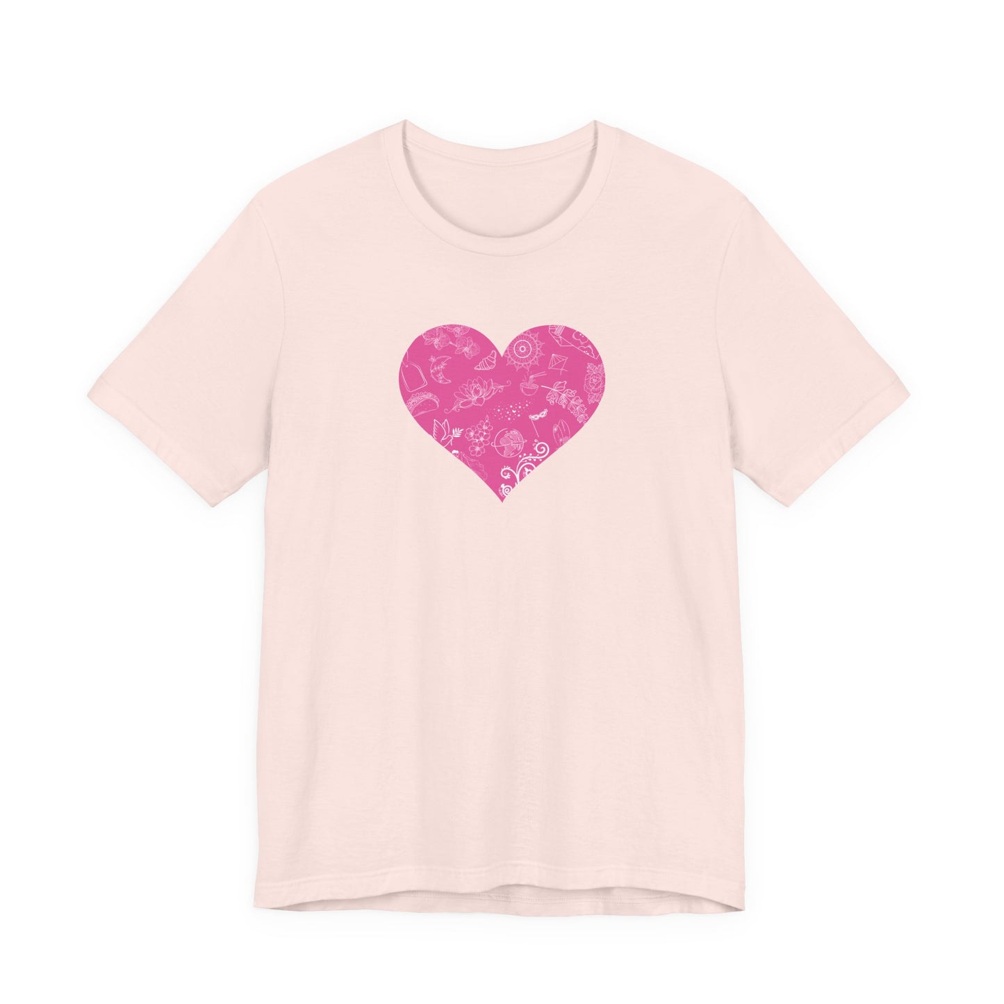 I Heart Travel: Embrace Your Roots in Style! Ideal for Travel Enthusiasts and Members of the Adoption Constellation. Unisex Jersey Short Sleeve Tee
