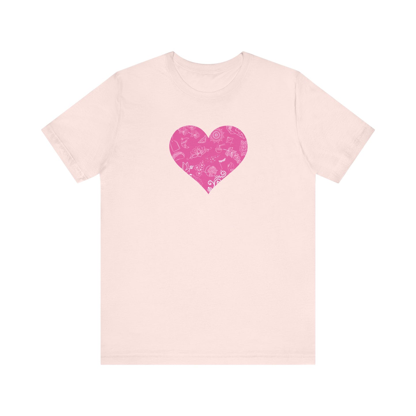 I Heart Travel: Embrace Your Roots in Style! Ideal for Travel Enthusiasts and Members of the Adoption Constellation. Unisex Jersey Short Sleeve Tee