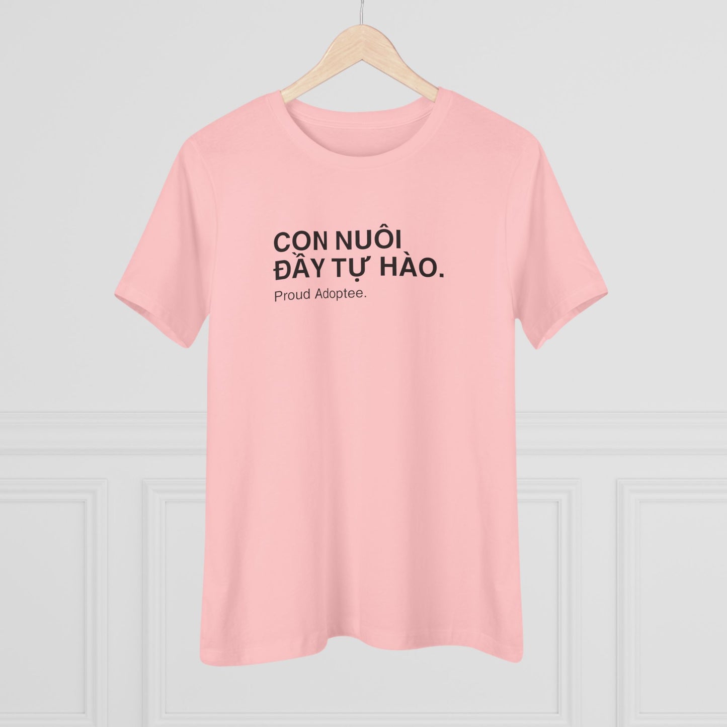 Proud Vietnamese Adoptee Women's Tee - "Con Nuôi Dầy Tự Hào" by Con Tìm Mẹ