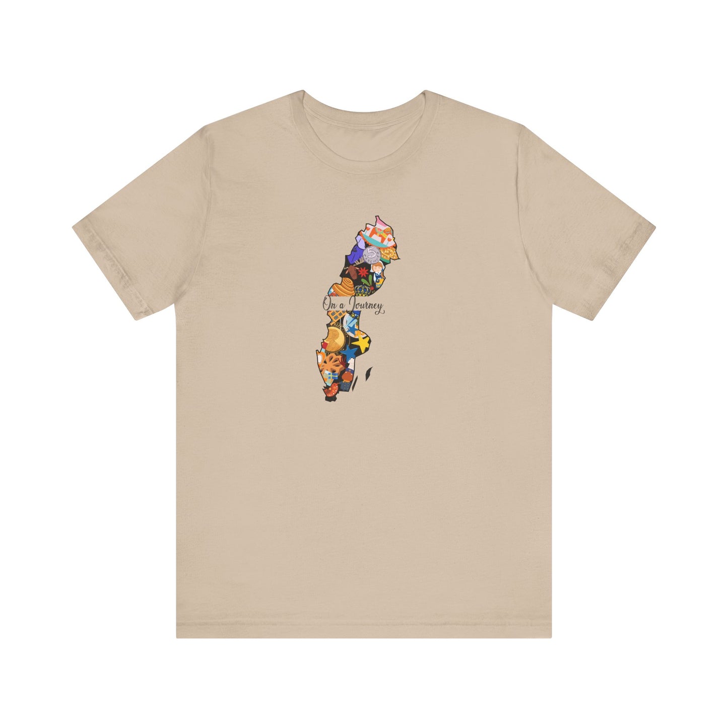 Sweden- On a Journey Heritage Collection T-shirt by Adoptive Threads