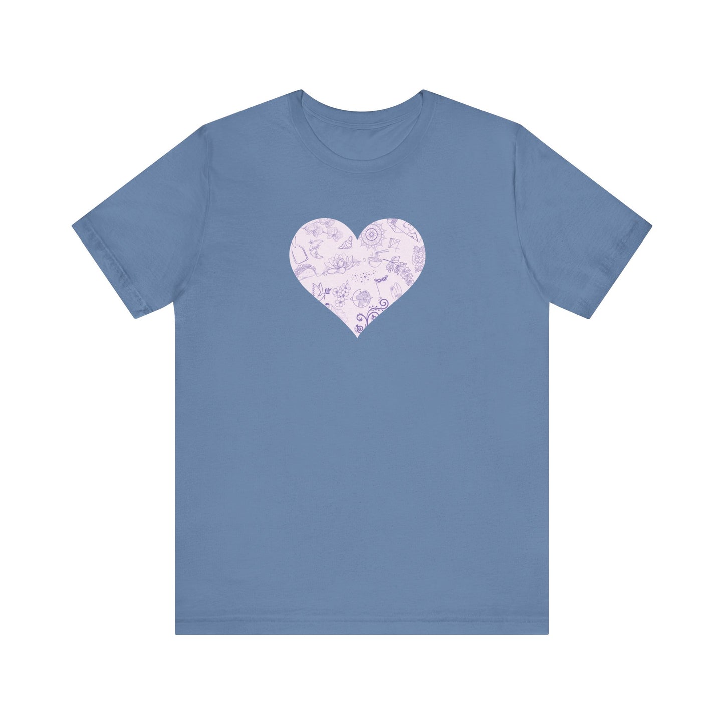 I Heart Travel: Embrace Your Roots in Style! Ideal for Travel Enthusiasts and Members of the Adoption Constellation. Unisex Jersey Short Sleeve Tee