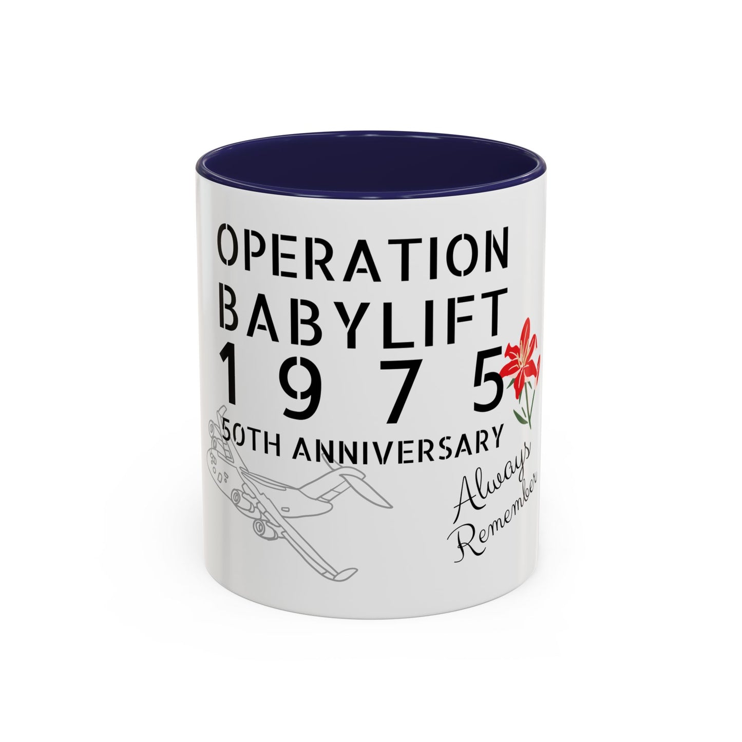 Accent Mug - Operation Babylift Memorial Altar Tribute - 50th Anniversary Vietnam