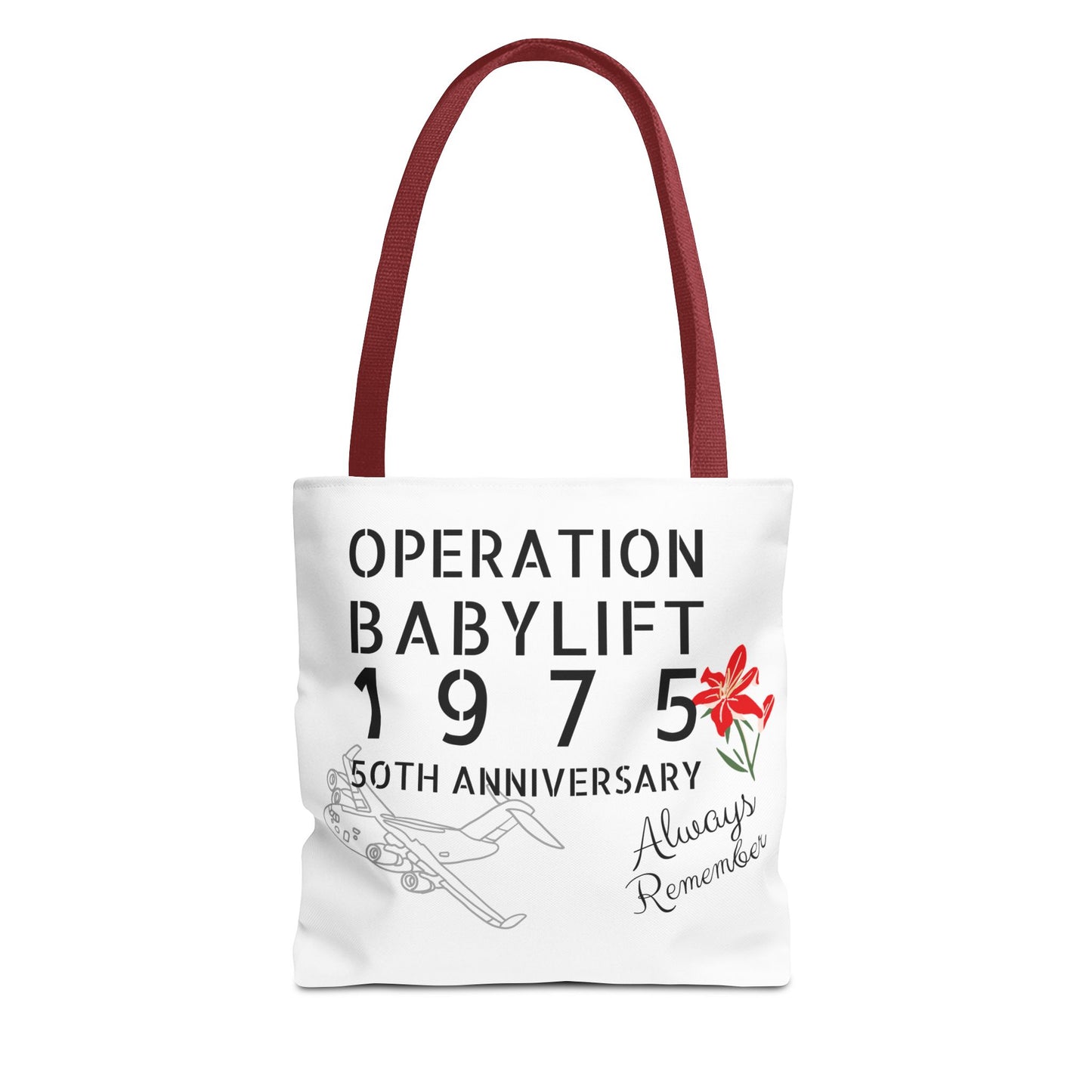 Memorial Tote Bag - Operation Babylift Tribute Vietnam