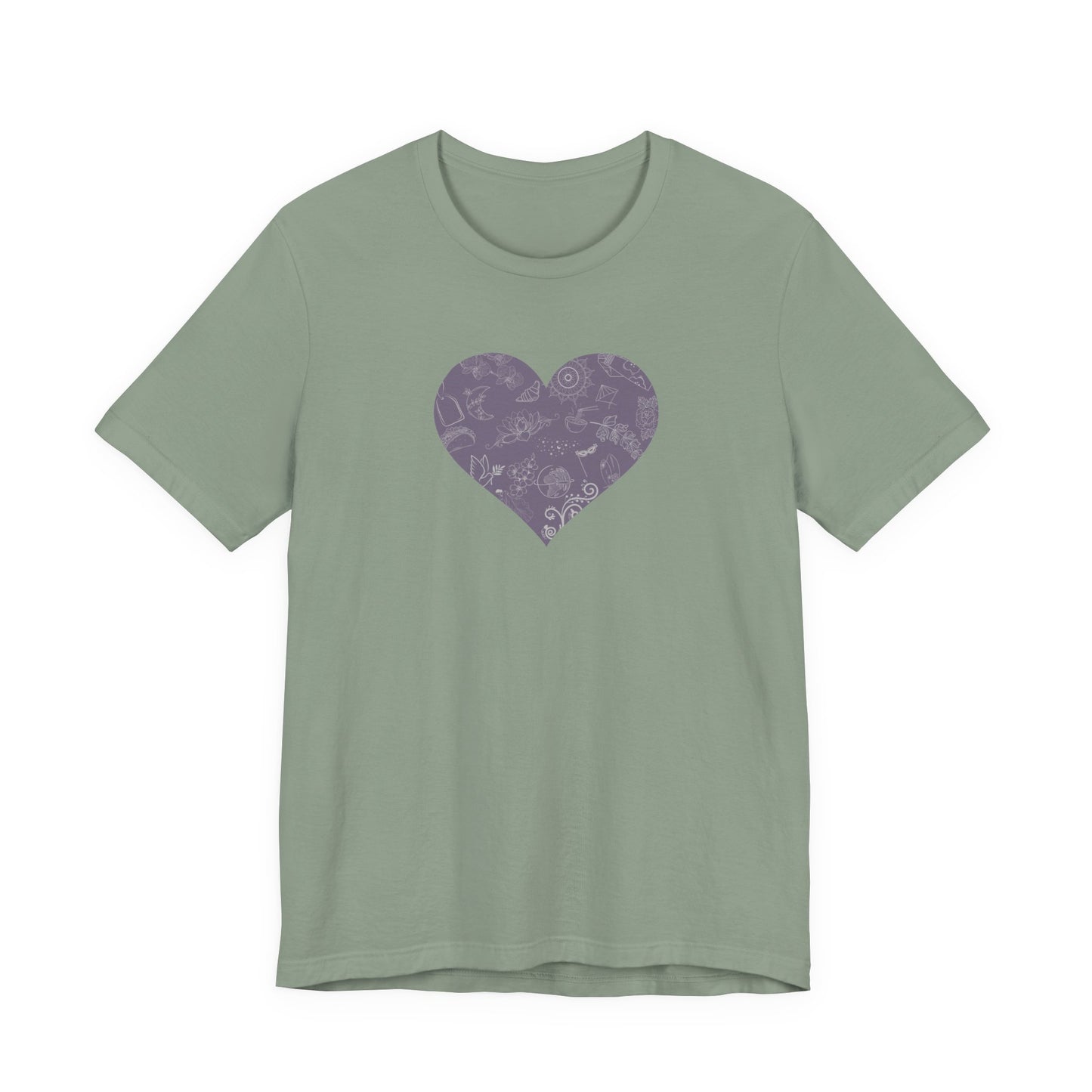 I Heart Travel: Embrace Your Roots in Style! Ideal for Travel Enthusiasts and Members of the Adoption Constellation. Unisex Jersey Short Sleeve Tee