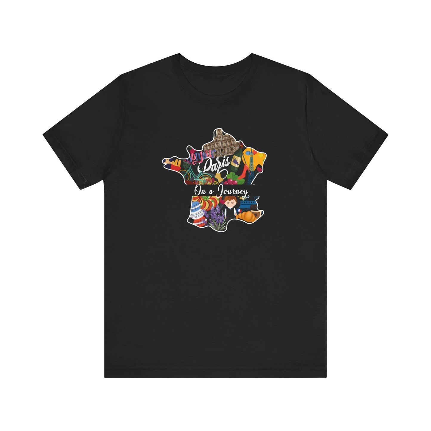 France - On a Journey Heritage Collection T-shirt by Adoptive Threads