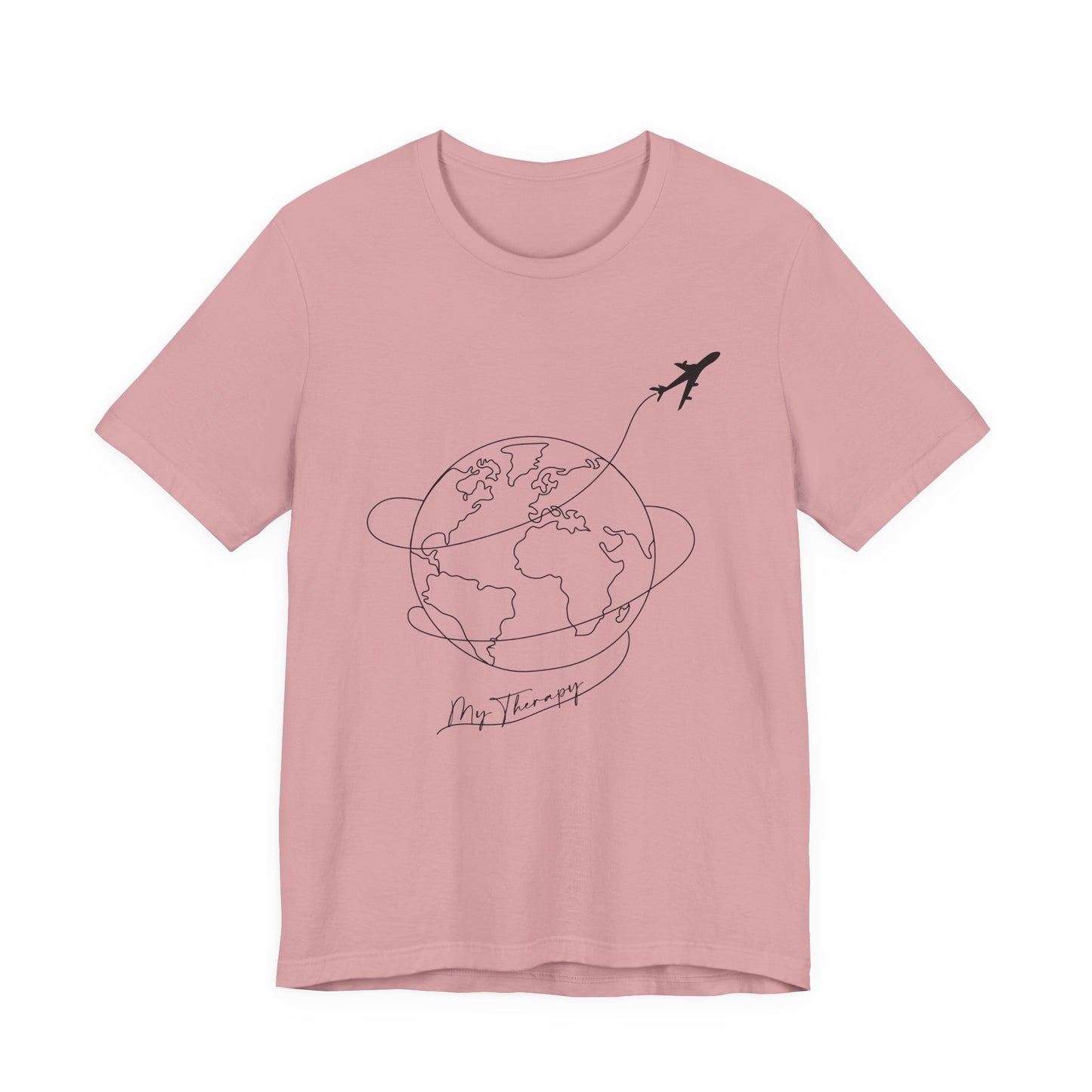 Travel Therapy T-Shirt - adventure, connect and explore. Adoption Unisex Jersey Short Sleeve Tee