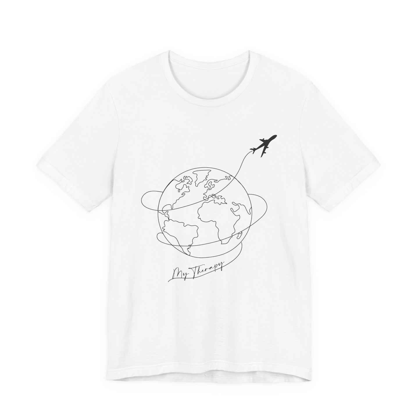 Travel Therapy T-Shirt - adventure, connect and explore. Adoption Unisex Jersey Short Sleeve Tee