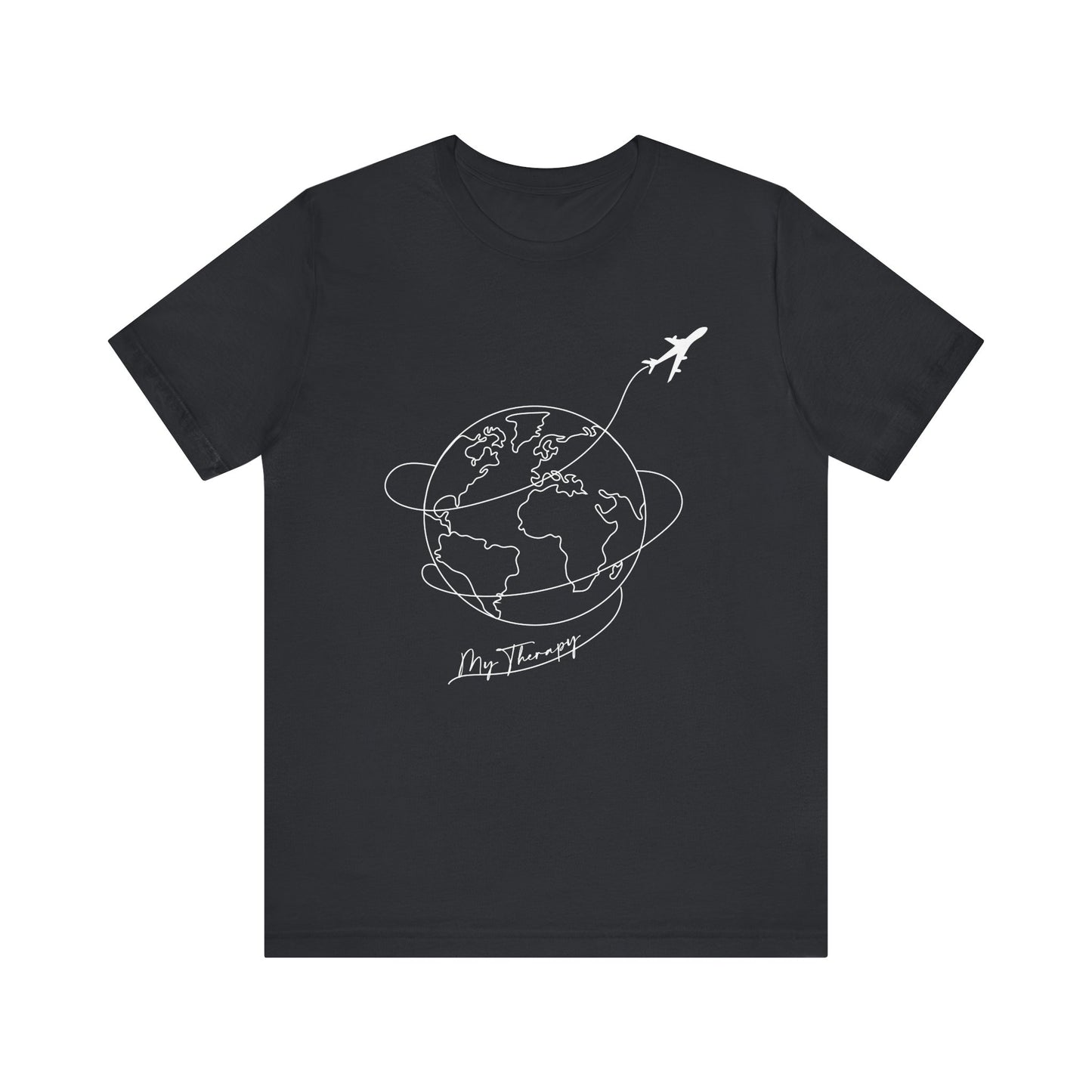Travel Therapy T-Shirt - adventure, connect and explore. Adoption Unisex Jersey Short Sleeve Tee