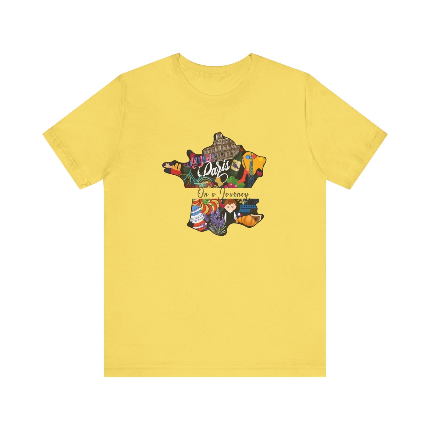 France - On a Journey Heritage Collection T-shirt by Adoptive Threads