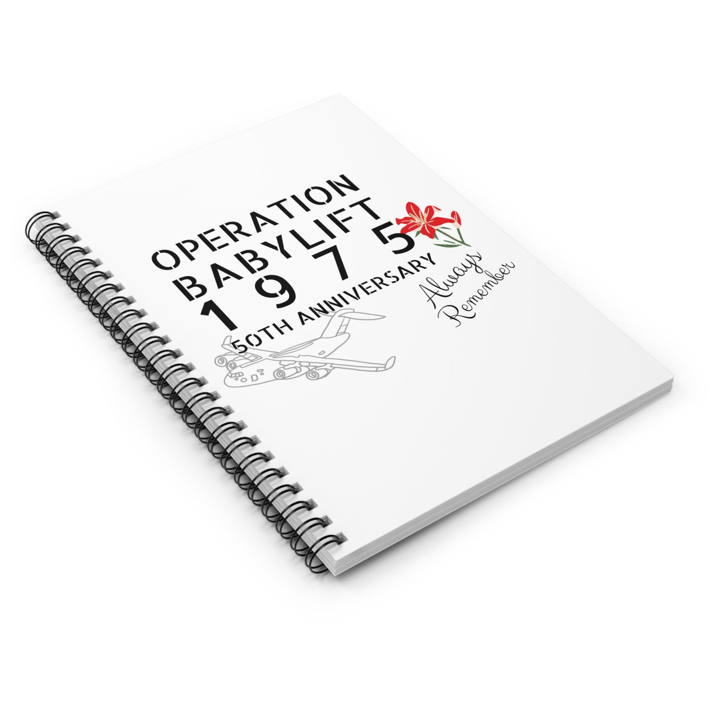 Notebook - Operation Babylift Memorial Altar Fundraiser Vietnam