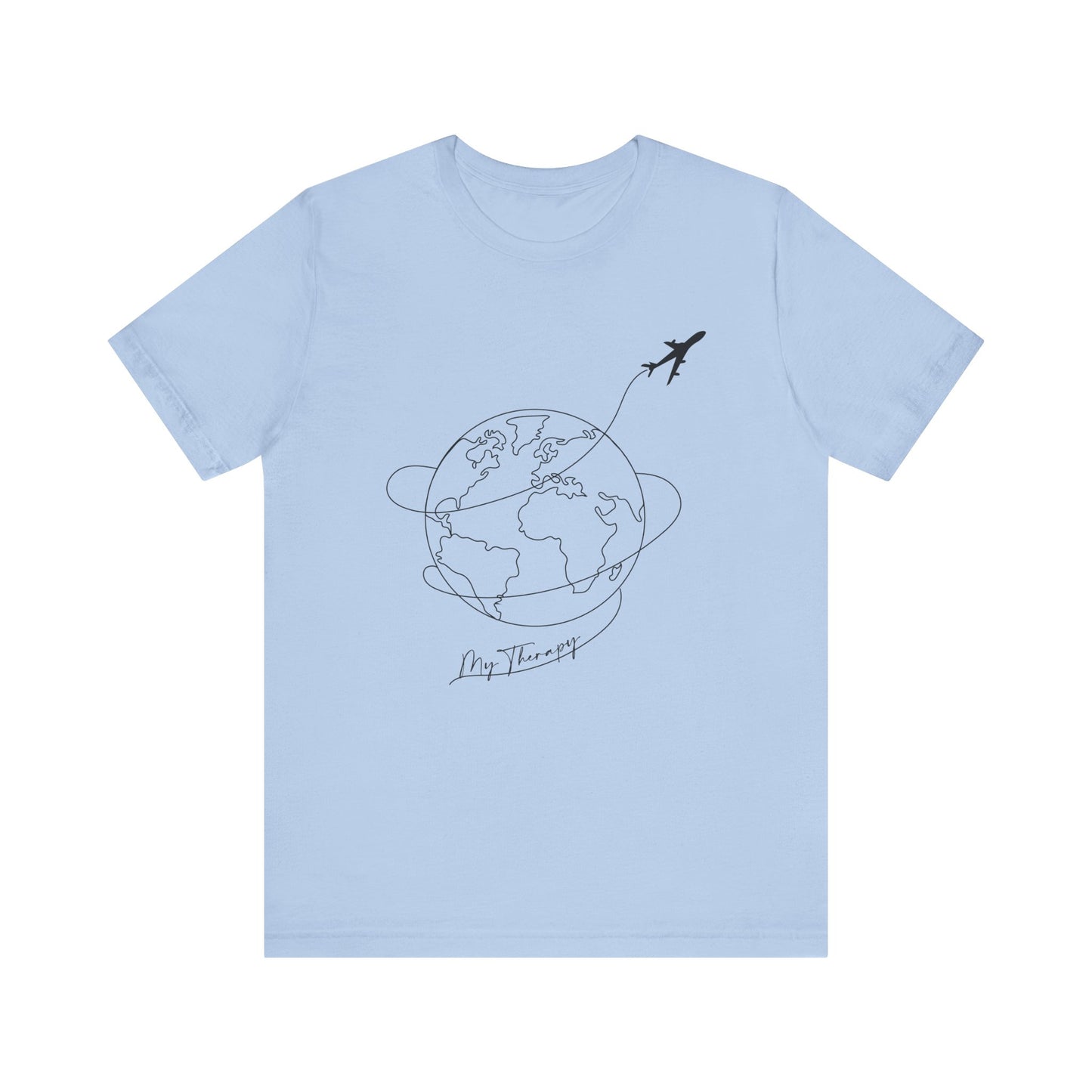 Travel Therapy T-Shirt - adventure, connect and explore. Adoption Unisex Jersey Short Sleeve Tee
