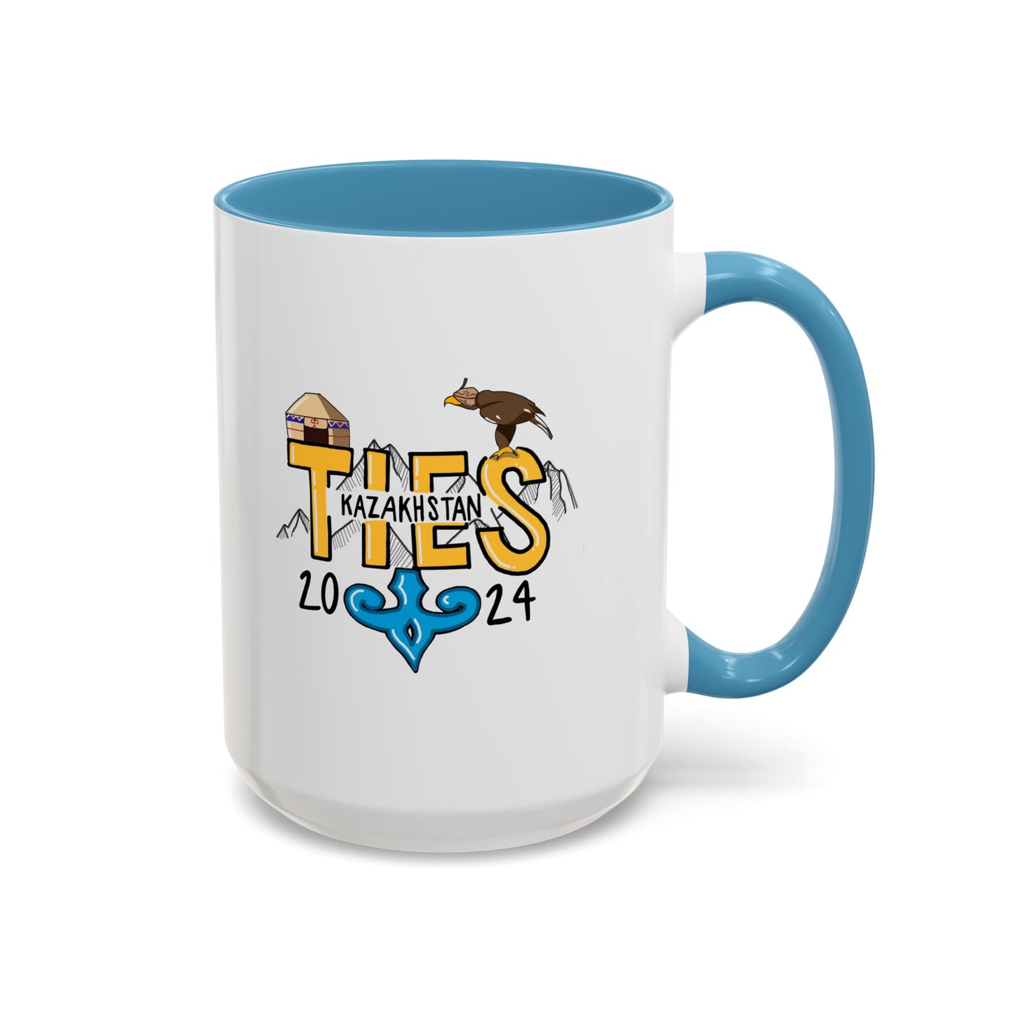 Ties KAZ 2024 Accent Coffee Mug (11, 15oz)