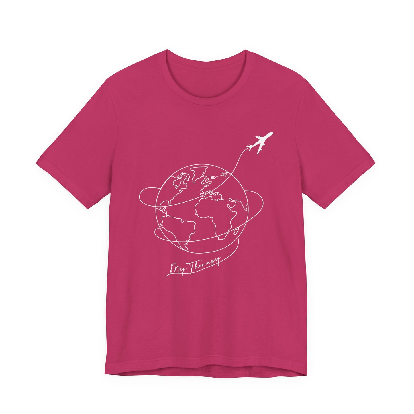Travel Therapy T-Shirt - adventure, connect and explore. Adoption Unisex Jersey Short Sleeve Tee