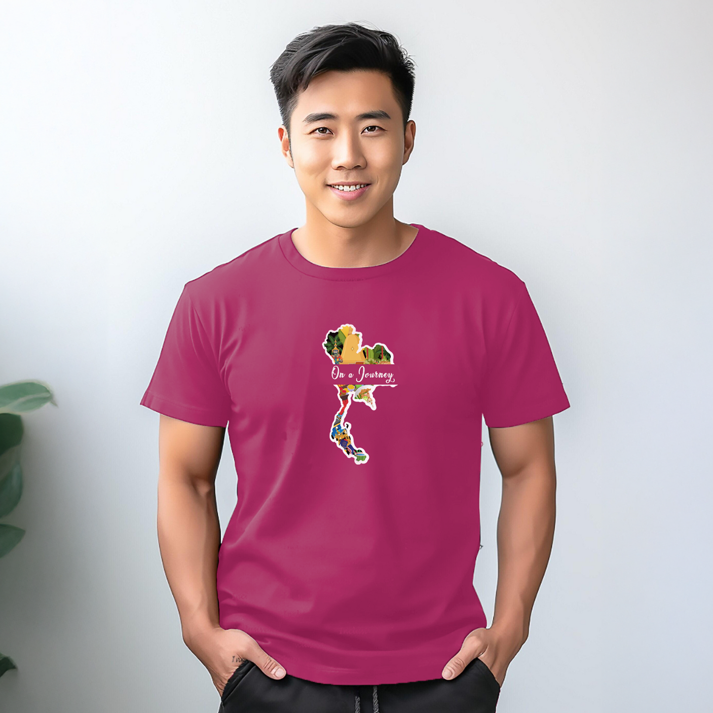 On a Journey - Thailand Explore your roots and connection with our Adoptive Threads Unisex Jersey Short Sleeve Tee