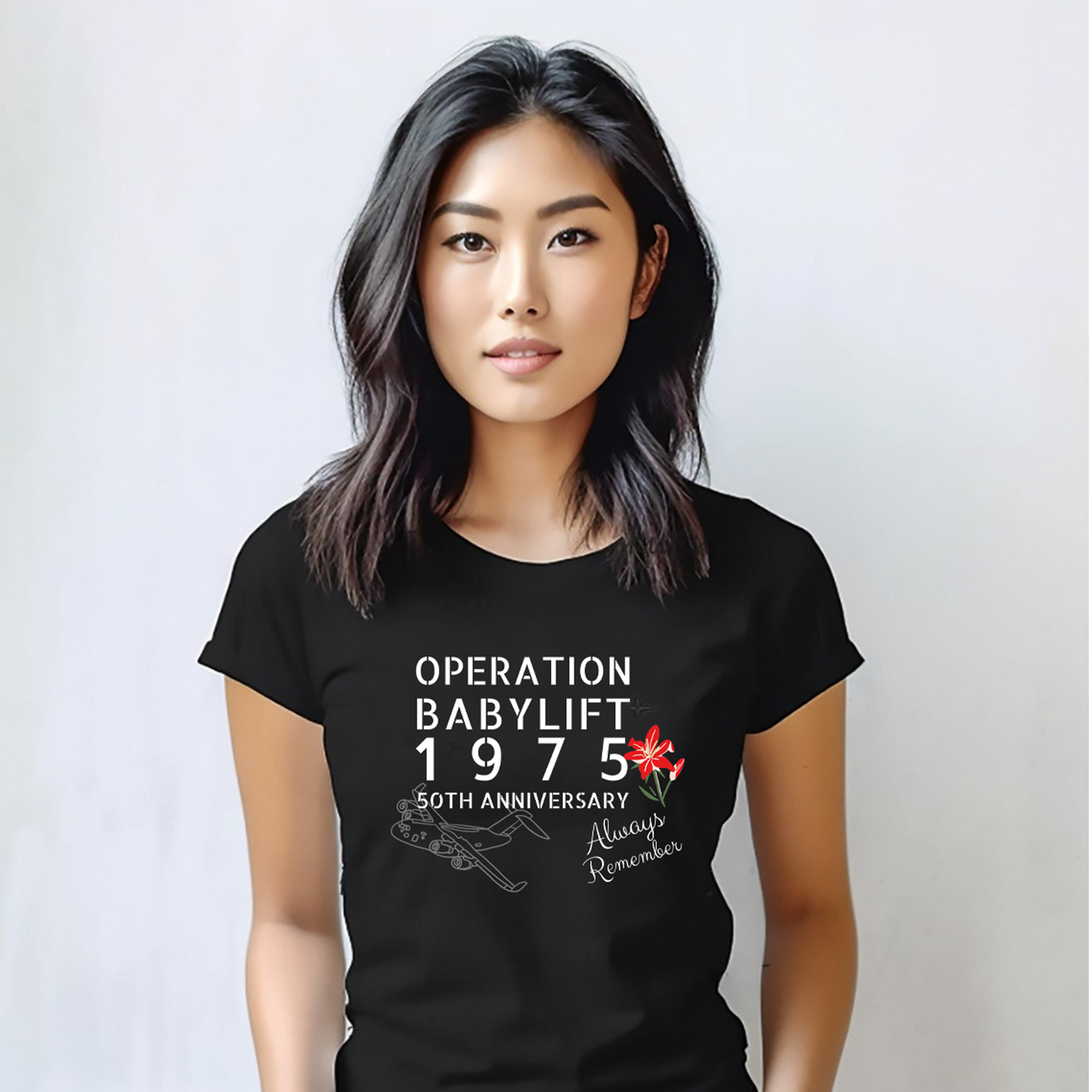 Operation Babylift Vietnam - Memorial shirt 50th anniversary