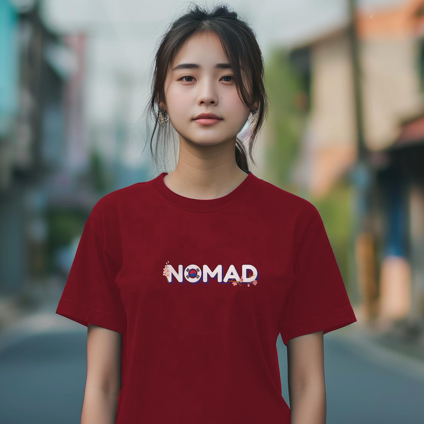 Nomad South Korea Adventure Unisex Tee by Adoptive Threads