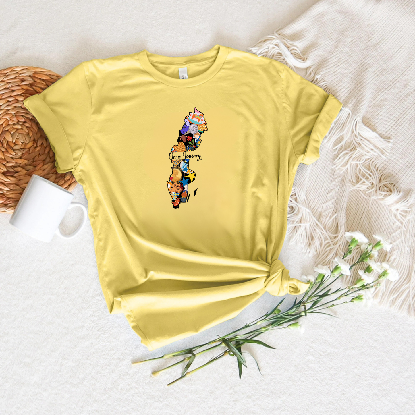 Sweden- On a Journey Heritage Collection T-shirt by Adoptive Threads