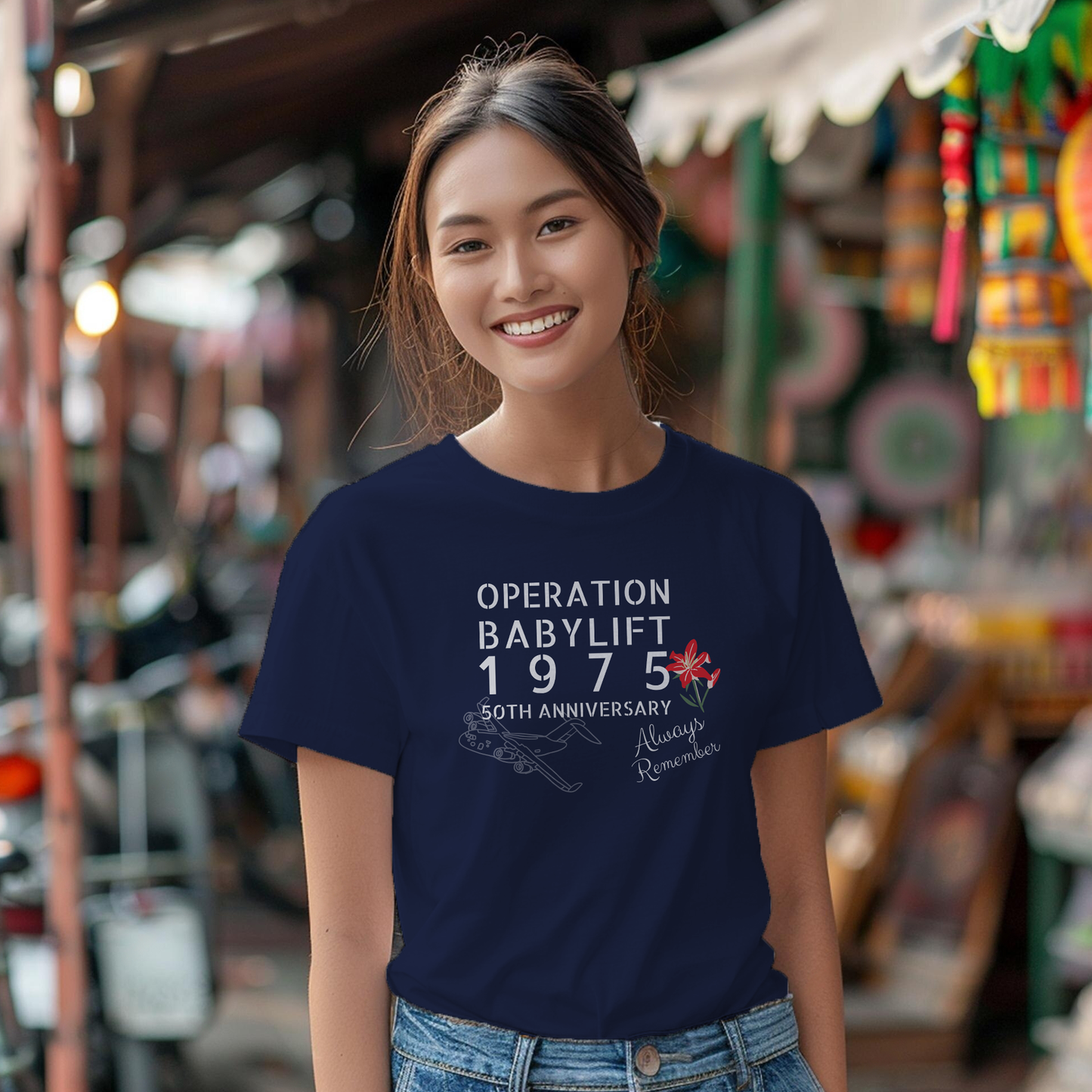 Operation Babylift Vietnam - Memorial shirt 50th anniversary