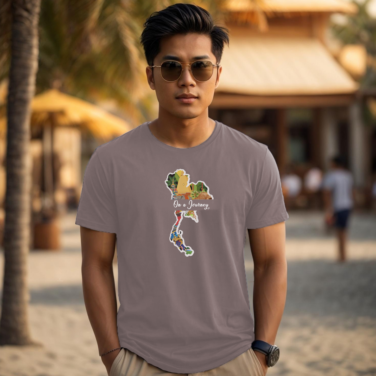 On a Journey - Thailand Explore your roots and connection with our Adoptive Threads Unisex Jersey Short Sleeve Tee