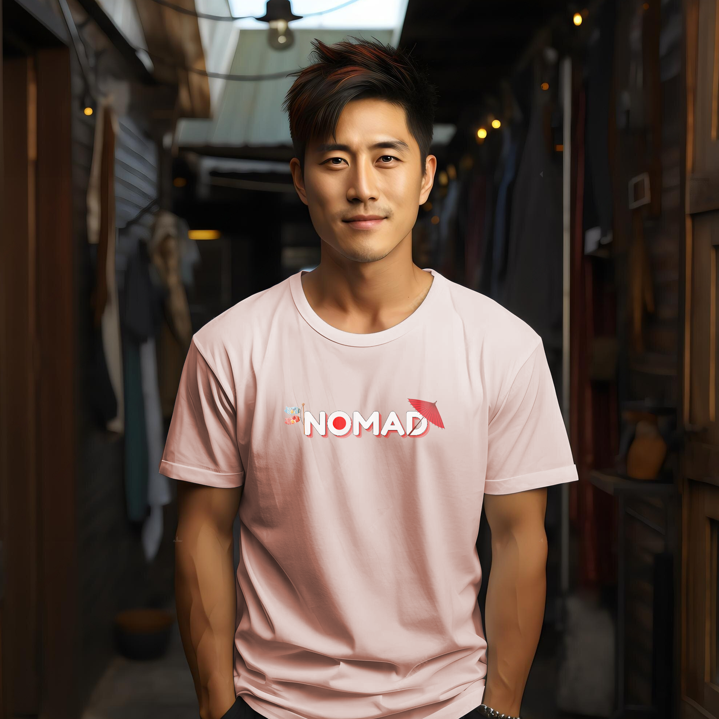 Nomad Japan Adventure Unisex Tee by Adoptive Threads