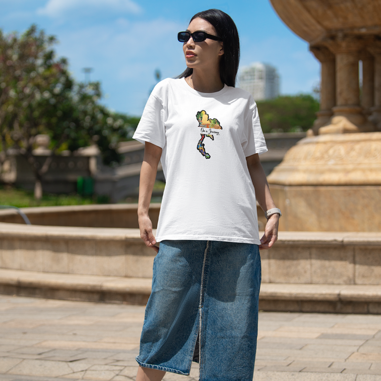 On a Journey - Thailand Explore your roots and connection with our Adoptive Threads Unisex Jersey Short Sleeve Tee